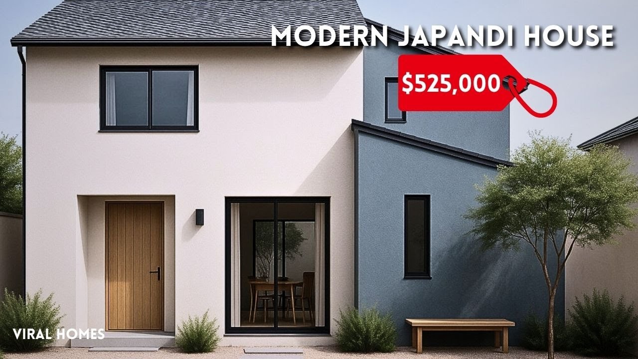 Inside a Calm Japandi Dusty Blue House Design 🫧 | 