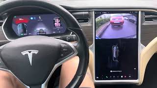 Tesla Model s 2015 Autoparking