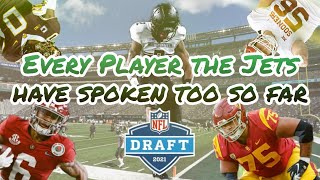 Every Player the Jets Have Met With So Far (2021 NFL Draft)