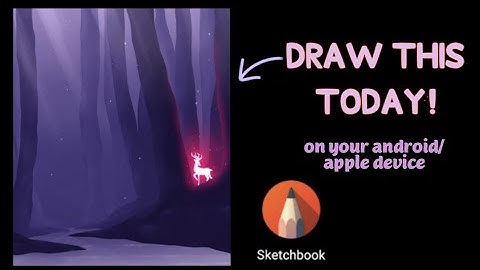 Sketchbook App Tutorial: Forest Landscape Digital Art| Full Process Video for Beginners (android)