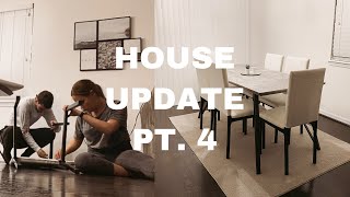 house update: overstock dining chairs, rug and placemats
