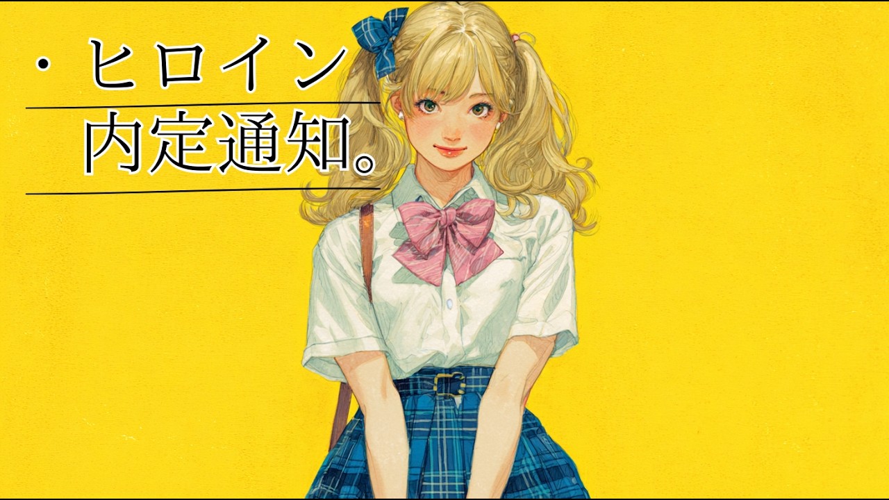ヒロイン内定通知