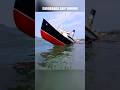 Cardboard ship sinking, model liner sinking in the sea, mini shipwreck #cardboardship #shipmodel