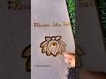 Reverse Lotus Mehndi Trick || Easy & Unique Design | #lotus #mehndi #shorts #ytshorts #tutorial #art