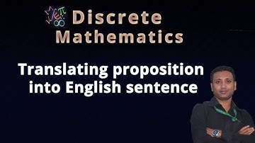 discrete math bangla tutorial 13 : Translating  proposition into  English sentence