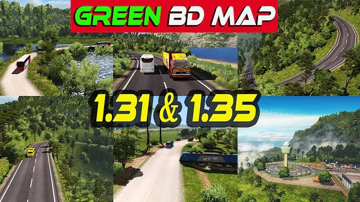 Green BD Map | Full (Bangladesh) Map v.1.31 & 35 ( Install + Link )🔴 Euro Truck Simulator 2