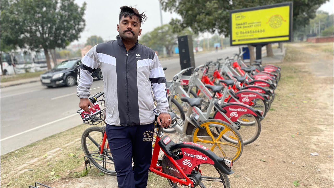 How to rent a ebicycle in Chandigarh Rented a Smart bike 🚴 in