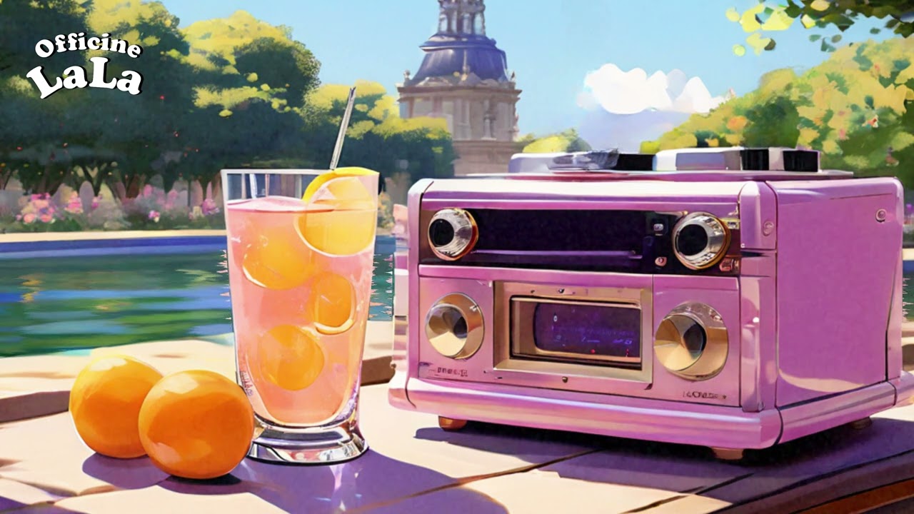 🌞🌿 Relaxing Summer in Tuileries Garden | Aesthetic Jazz Instrumental Music Playing in Another Room 🎷