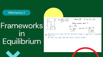 Frameworks in Equilibrium (Edexcel IAL M2 3.7)