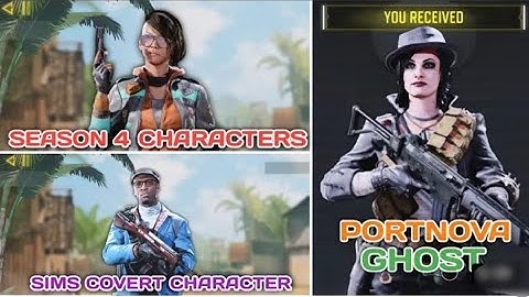New Season 4 Characters Portnova Ghost Character Cod mobile Season 4 2023