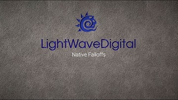 Lightwave 3D Native Falloffs
