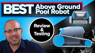 Dolphin Escape Review  Best Above Ground Robotic Pool Cleaner  Powerful Vacuum & Scrubbing Power