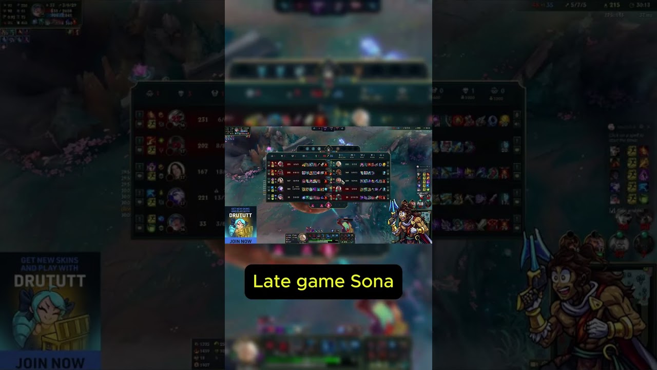 Late Game Sona hits different  