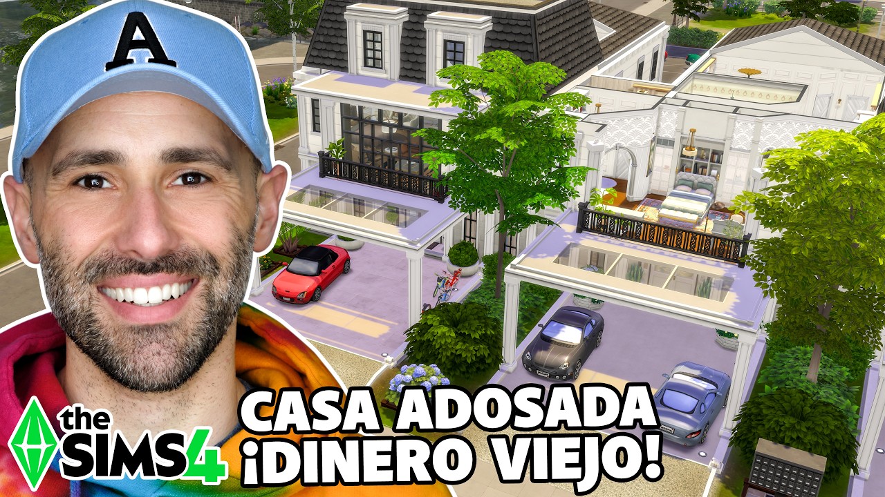 CASA ADOSADA para FAMILIA de DINERO VIEJO  🏠 Los Sims 4 | Gameplay en español #3