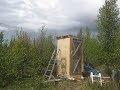 Tutorial: Building an Outhouse | Off-grid living in Alaska