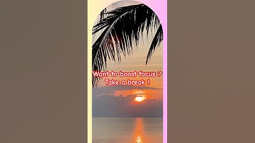 Why Smart People Take Breaks 🧠 | Boost Focus & Productivity Tips