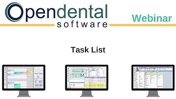 Open Dental Webinar - Tasks