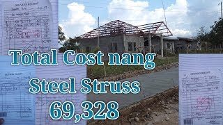 OFW SIMPLE HOUSE Steel Trusses Step by Step with total Cost Price