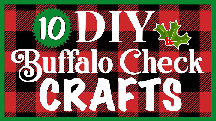 10 EASY Buffalo Check CHRISTMAS Crafts! 🎄 Dollar Tree DIYs