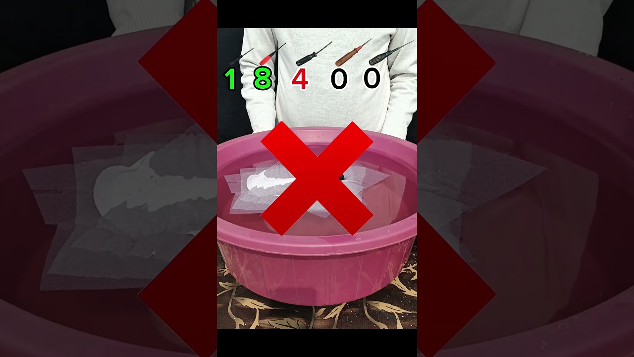 TRY TO GUESS HOW MANY TISSUE PAPER IT TOOKS! what happend next