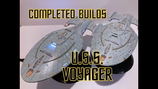 FINAL USS Voyager Double Build - Decals and Comparisons with other 1: 1000 ships!