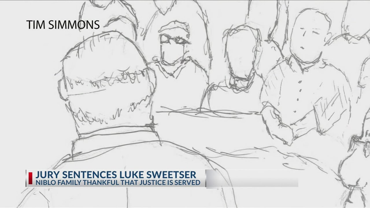 Luke Sweetser sentenced to life in prison for murder