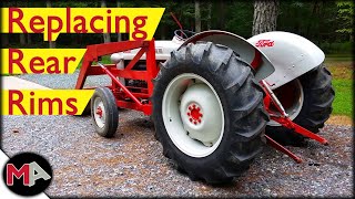Replacing the Rear Rims on a Ford Tractor