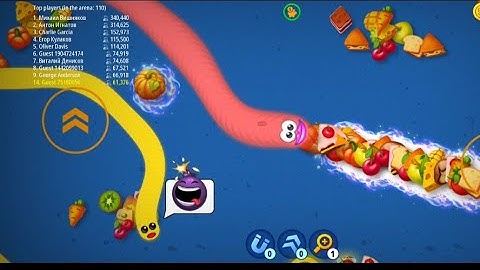 Worms Zone io Hungry Snake Game No death mod apk gameplay video