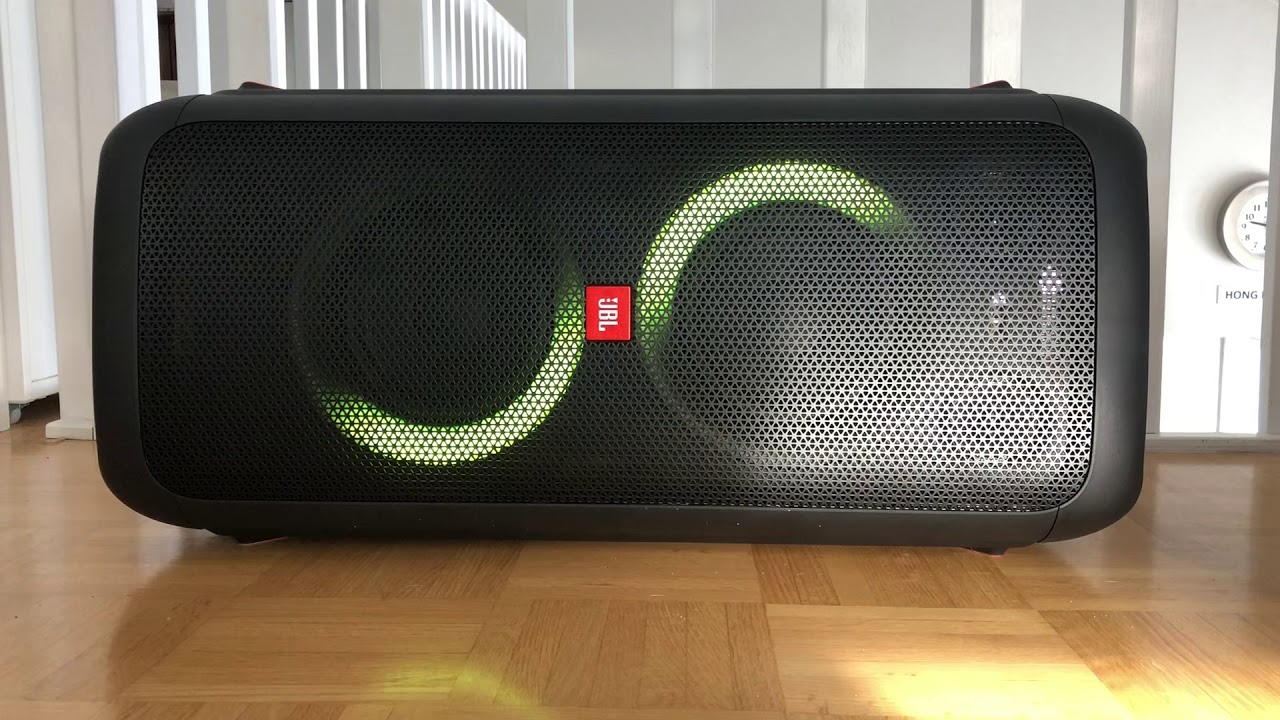 JBL Partybox bass test - YouTube