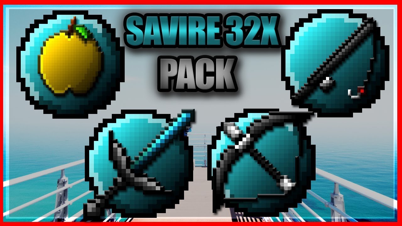 Minecraft PvP Texture Pack l Savire [32x] [1.7/1.8] ★ - YouTube
