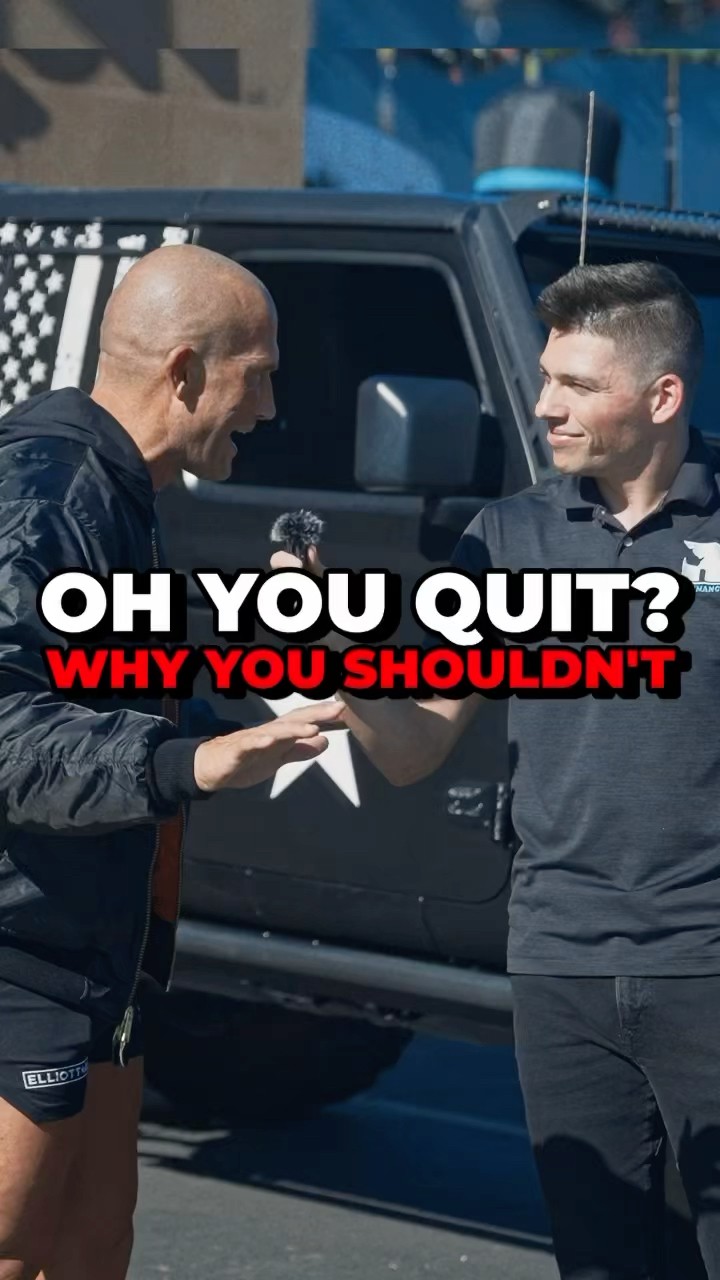 OH YOU QUIT?  WHY YOU SHOULDN’T