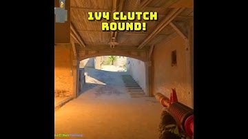 CS2 DUST2 1v4 CLUTCH!! #csgo #cs2esports #csgomemes #cs2 #cs2clips #cs2moments #eternalfire