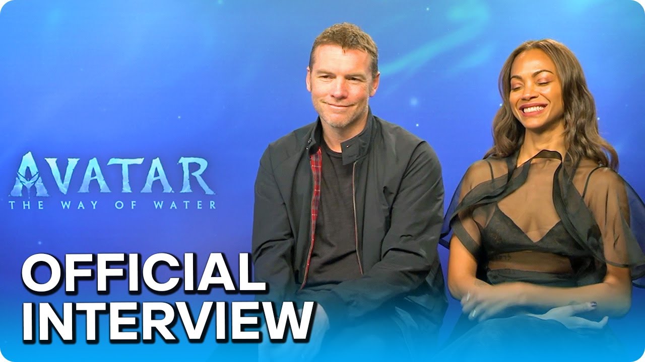 AVATAR: THE WAY OF WATER (2022) Sam Worthington & Zoe Saldana Official