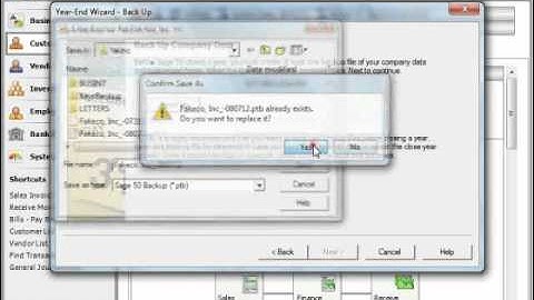 Sage 50 Tutorial Using the Year-End Wizard Sage Training Lesson 13.5