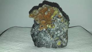 Hutchinsonite with Orpiment, Realgar, and Pyrite