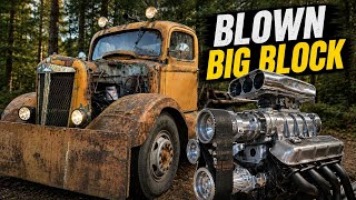 We Built A Blown Big Block For Our 1949 White Wrecker - AKA Walter White