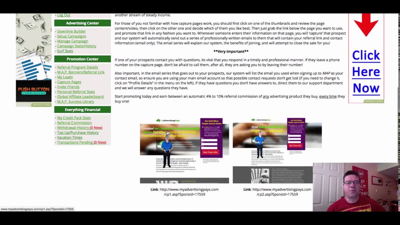 My Advertising Pays- Getting Leads Using The MAPs Capture Pages - YouTube