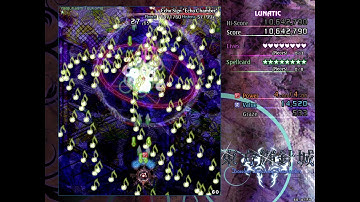 Touhou 14: Double Dealing Character - Yatsuhashi Tsukumo (Lunatic, No-Miss, No-Bomb)