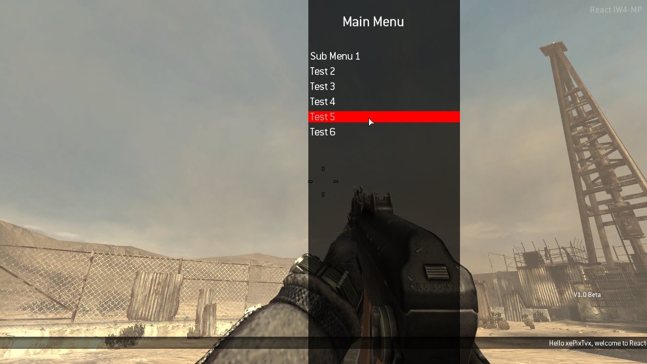 mod menu for mw2 pc