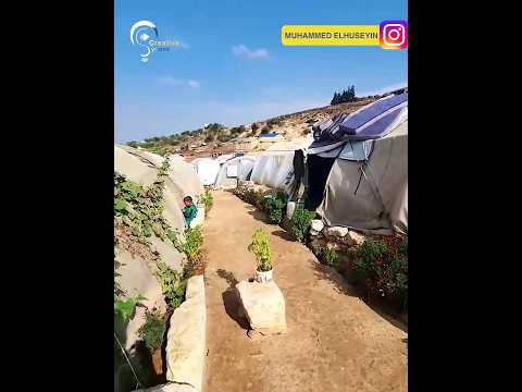رغم بشاعتها سكان الخيام يحاولون تجميلها ما استطاعوا