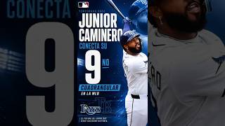Junior caminero conecta su 9no cuarto de la temporada #mlb #baseball #hr #juniorcaminero🥶🇩🇴