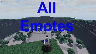 All Emotes In The Strongest Battlegrounds | Roblox (OUTDATED! Check description for the updated one)