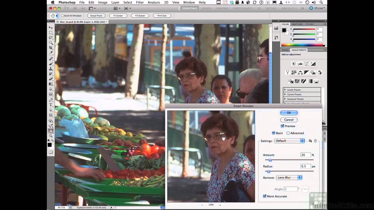 Photoshop for Photographers Tutorial | Improving Image Sharpness With Smart Sharpen