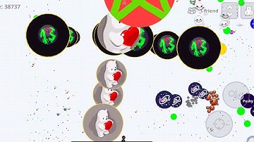 DUO TAKEOVER VS NOOBS🤪 (AGAR.IO MOBILE)