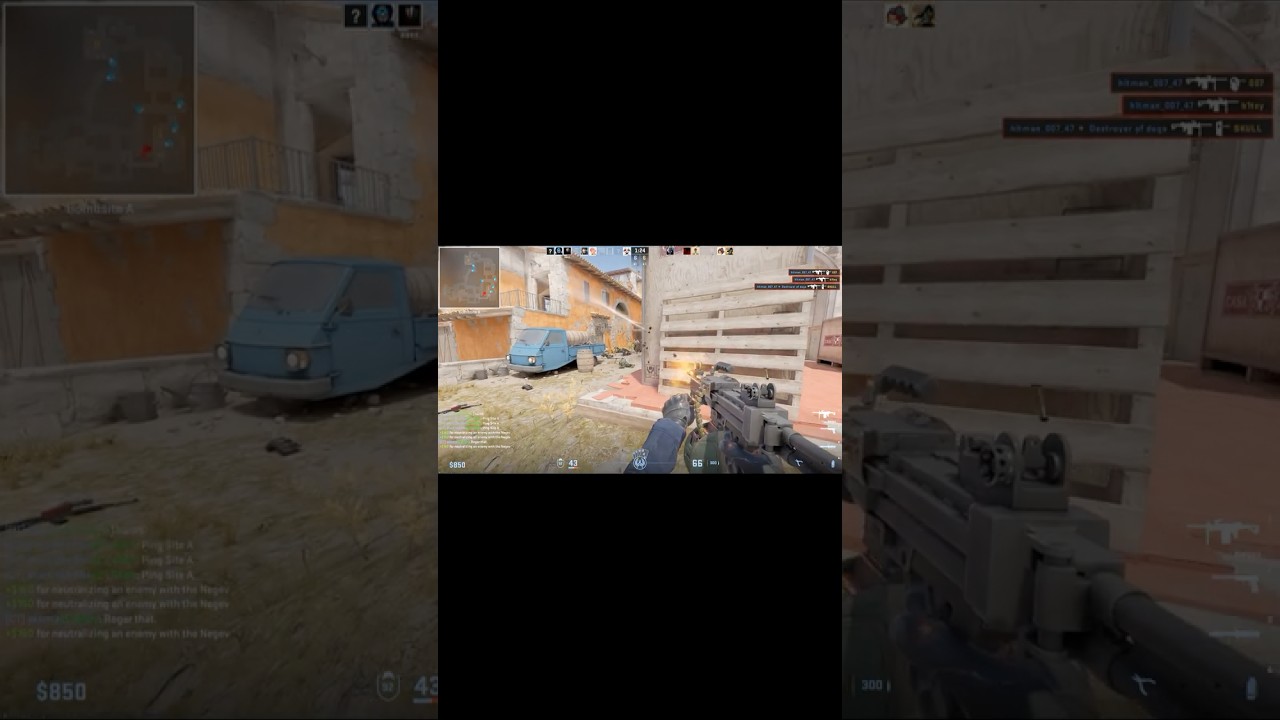 Hitman 6K Negev Spray vs Rushing Cheaters & Cockroaches!