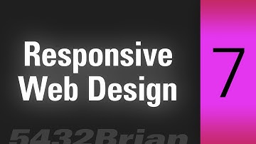 Responsive Web Design CC Part 7 navigation