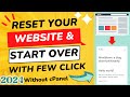 How to Delete WordPress Website and Start Over | Start Again with Fresh Website (Easiest Method)