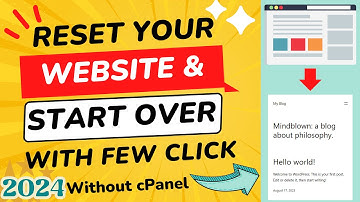 Hoe u een WordPress-website verwijdert en opnieuw begint | Begin opnieuw met een nieuwe website (...