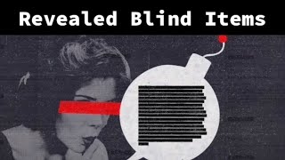 Information Revealed Blind Items : November 2 Update