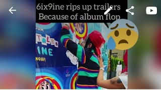 Tatle tales 6ix9ine's album flops he tears up his trailers #tatle tales #6ix9ine #shorts